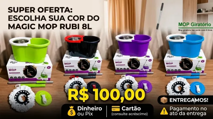 ?MOP GIRATÓRIO 8LITROS ?