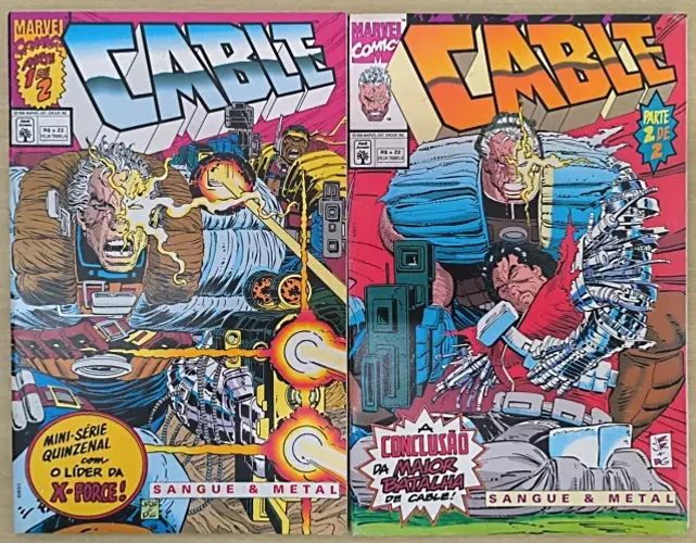 HQ CABLE - SANGUE E METAL MINISSÉRIE COMPLETA EM 2 EDIÇÕES EDITORA ABRIL -1996