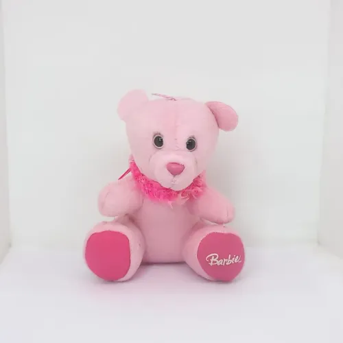 Pelúcia Ursinho Rosa Barbie 11cm