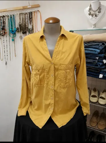 Camisa zara manga longa tam G
