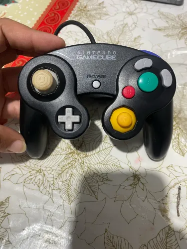 Controle original game cube preto