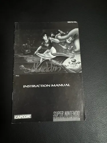Manual Aladdin Original Super Nintendo