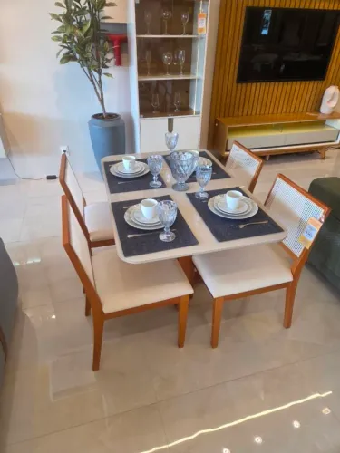 Mesa tampa de vidro NOVA