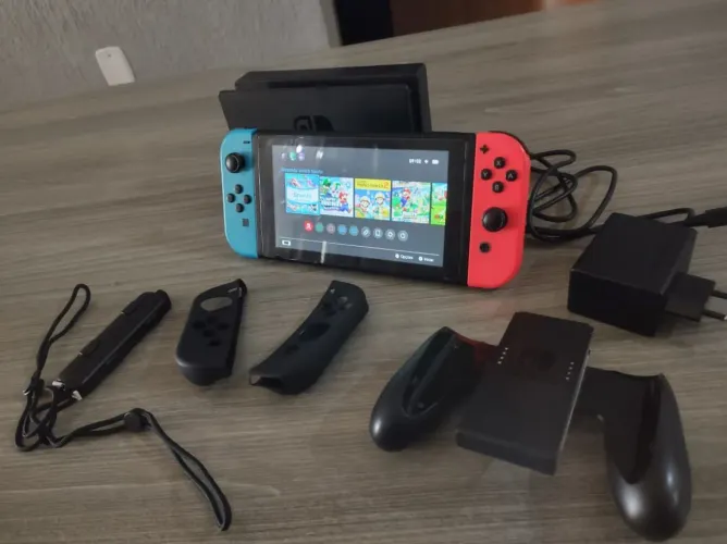 Nintendo switch V2 desbloqueado chip 128gb