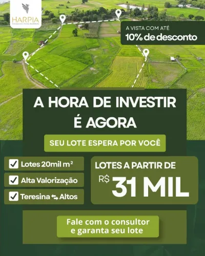 MATA VELHA TERRENOS DE 20.000m2