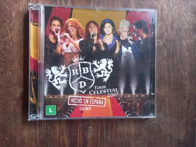 Kit RBD DVD+CD Live in Espanha Live in Hollywood e CD Empezar desde Cero