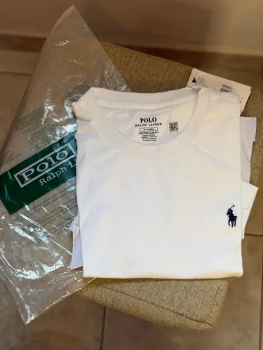 Camisa básica branca Ralph Lauren