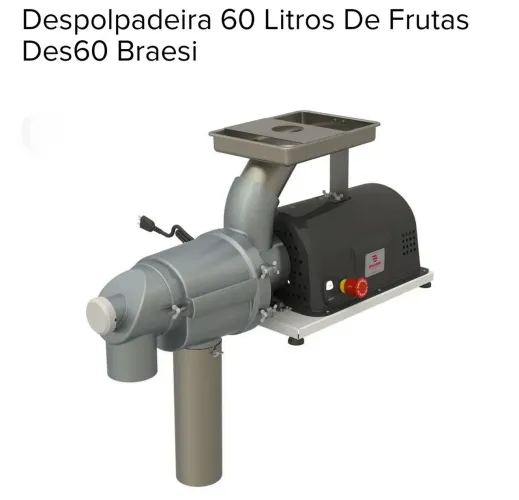 Despolpadeira de frutas 60 litros de Frutas DES60 BRAESI 