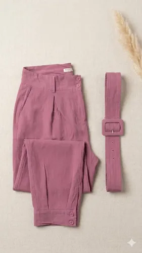 Calça rosa