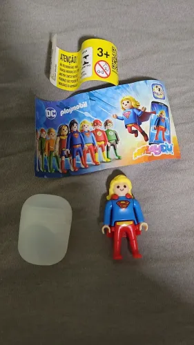 Colecionavel Kinder Ovo Playmobil Super Girl
