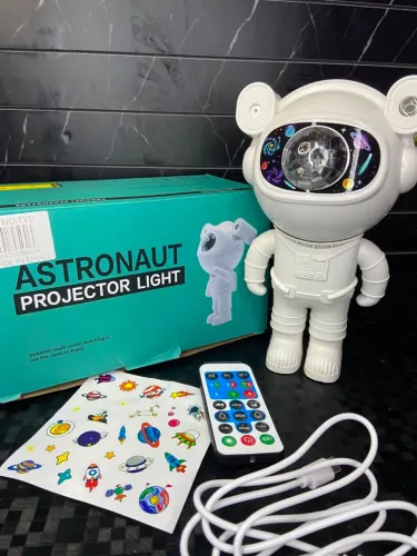 ASTRONAUTA PROJETOR COM BLUETOOTH