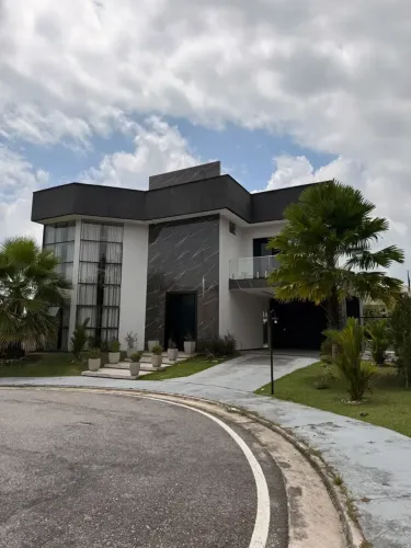 LD Alugo Linda Casa de Alto Padrão em Marituba com 4 quartos no Cond. Jardim Marselha