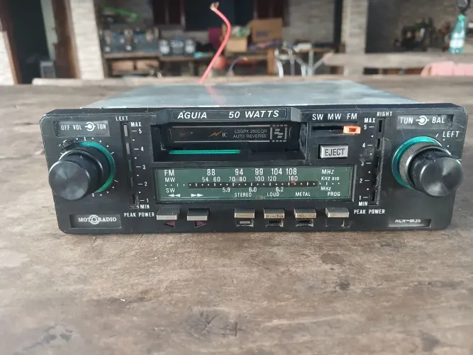 Rádio toca fitas motoradio águia opala dodge
