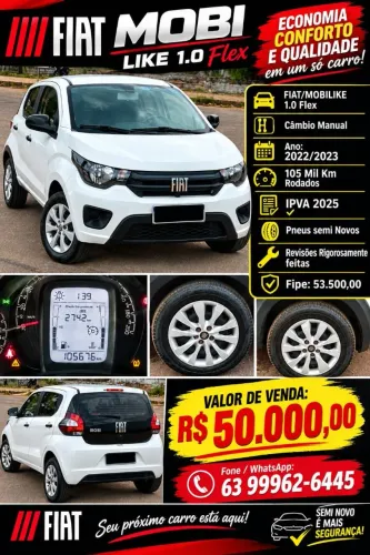 Fiat Mobi Like 1.0 Fire Flex 5P. 2023