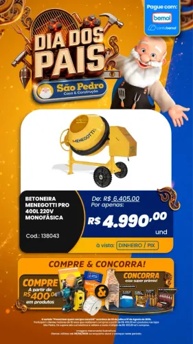 BETONEIRA NOVA