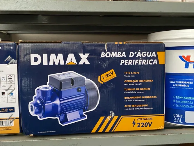 BOMBA D'ÁGUA PERIFÉRICA DIMAX - 1/2CV - 220V