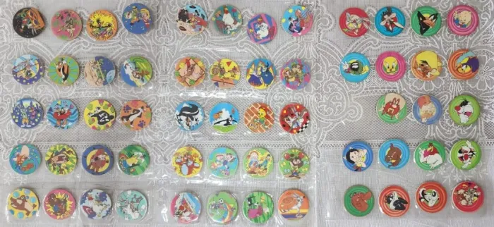 Coleção Tazos Looney Tunes Elma Chips