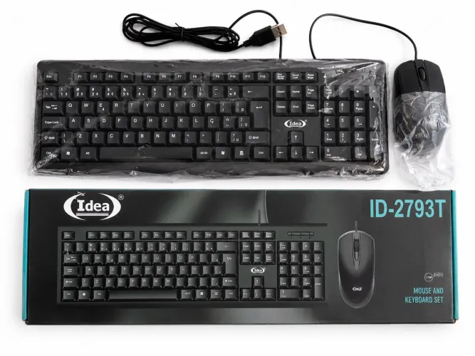 Kit teclado e Mouse Idea USB (Novo)