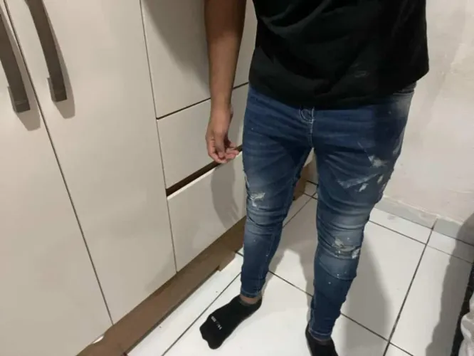 Calça jeans mod jogador!!!!!