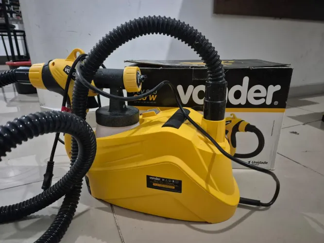Pistola De Pintura Elétrica 900w Pinta Parede - Cor Amarelo