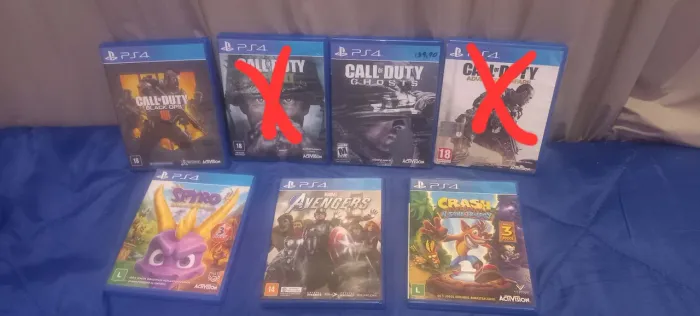 Jogos PS4/PS5 Promoção 55 reais a unidade qualquer um da sua escolha 
