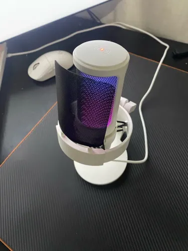Microfone Gamer FIFINE A8 RGB + Braço Articulado