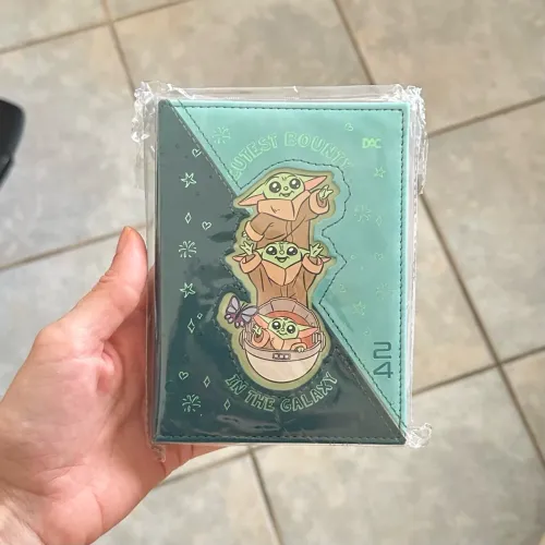 Agenda Star Wars Baby Yoda A6 - Lacrada / Colecionador