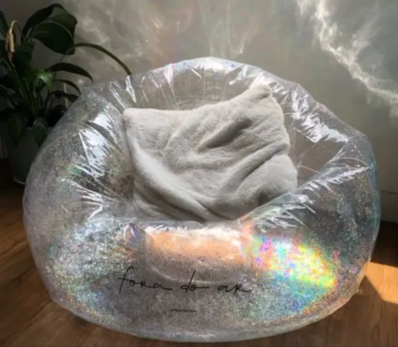 Puff com glitter da Imaginarium