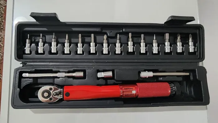 Torquímetro profissional 1 a 25nm 1/4 polegada