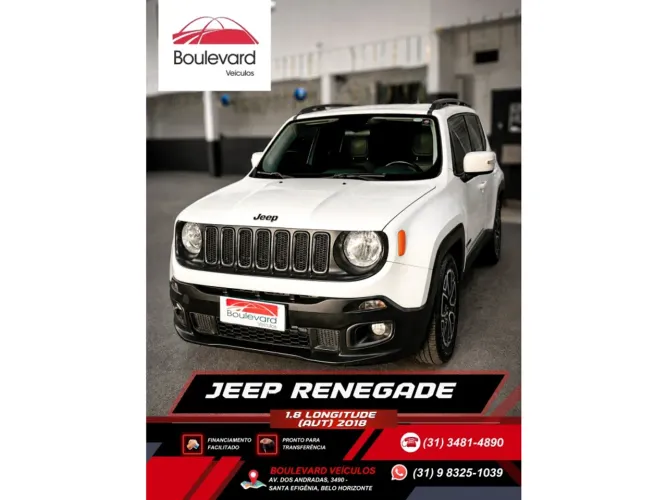 Jeep Renegade Longitude 1.8 4X2 Flex 16V Aut. 2018