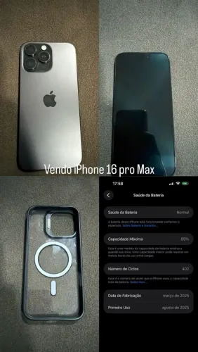 Vendo iphone 16 pro max