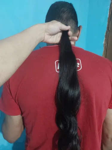 Vendo esse cabelo humano 65cm 50gramas