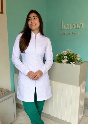 Jaleco Branco hospitalar