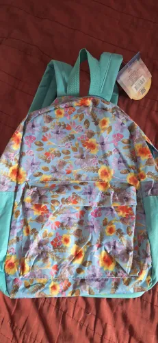 Mochila estampa floral