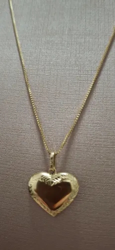 Corrente veneziana com pingente feminina