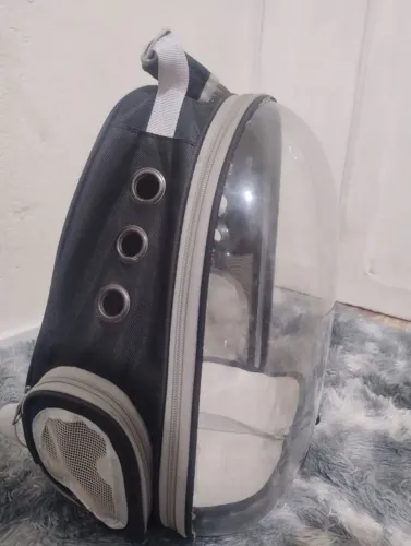 Mochila Transportadora Pet para Gatos e Cães - Semi-nova