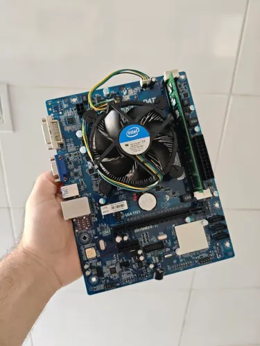 Kit Intel i3-7100 com 8gb de ram DDR3 1600mhz