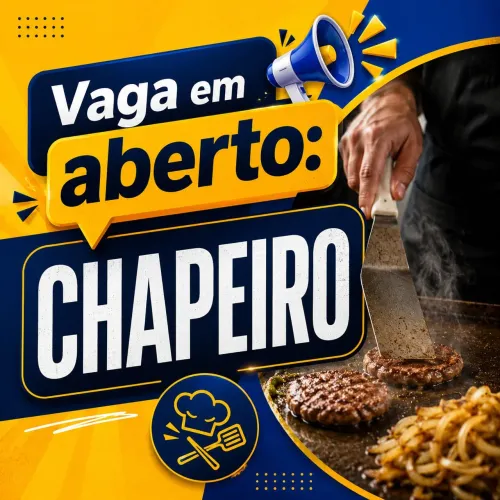 Precisa-se de Chapeiro - Vaga em Aberto Efetiva