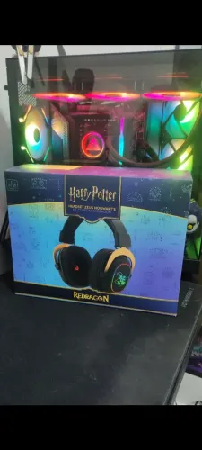 *LACRADO* Headset Zeus Hogwarts Completo da Redragon Harry Potter