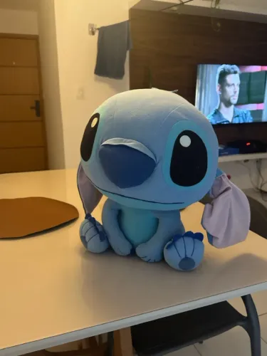 Pelúcia Lilo Stitch Gigante 50 Cm Grande Super Fofo Azul