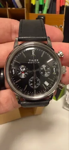 Relógio Timex Marlin Chronograph Peanuts Snoopy Joe Cool TW2Y48500 40mm