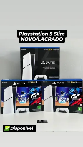 NOVO/LACRADO!! Playstation 5 Slim!! (Aceito Cartão)