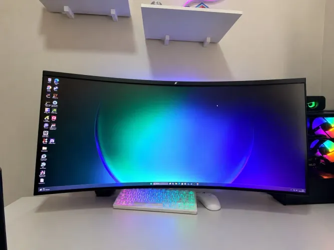 Monitor Gamer SuperFrame Vision Ultra 34 Pol. Curvo 165hz