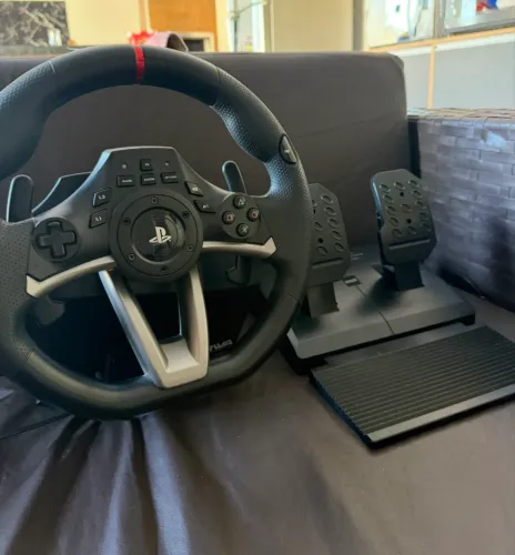 Volante PlayStation Rwa Racing Wheel Apex Hori compatível com PC/PS4/PS3