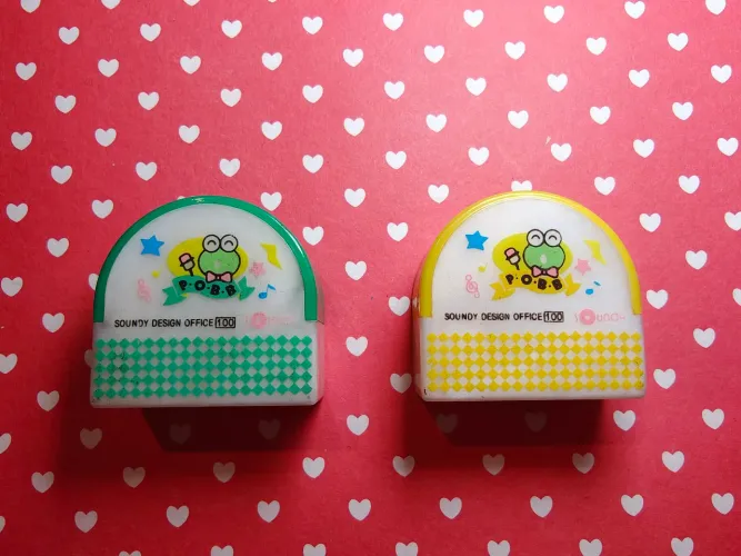 2 apontadores Keroppi, década 80/90