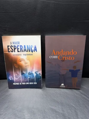 kit livros: A maior esperança + Andando com Cristo 