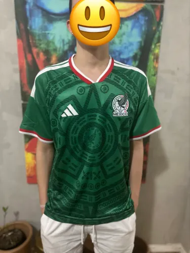 Camisa Seleção México Adidas 2024 - Verde/Grafismos - Tamanho XL (Nova)