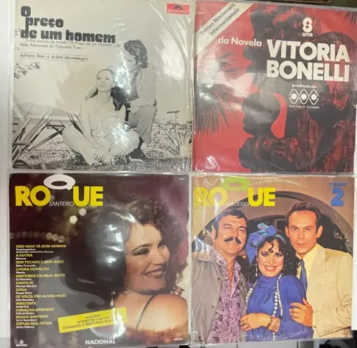 VINIL LP´S trilha sonora de novelas - 4 vinil para venda individuais, ler descrição. 