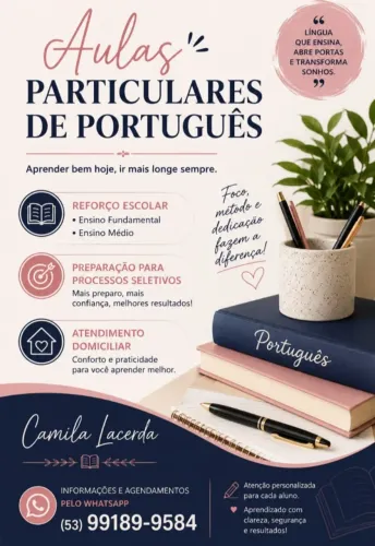 Aulas de Língua Portuguesa