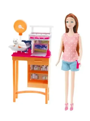 Boneca Dream Doll Doctor Veterinary 2925 Candide